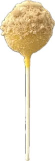 Banana Crème Pie Pop gourmet cake pop by Miss Confection