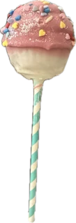Birthday Cake Pop gourmet cake pop by Miss Confection