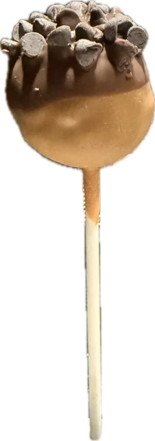 Chocolate Chip Cookie Pop gourmet cake pop by Miss Confection